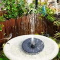 thumbnail image 1 of Solar Fountain, Solar Bird Bath Fountain Pump with 4 Nozzles, 1W Free Standing Floating Birdbath Water Pumps, Solar Powered Water Fountain Pump for Garden Decoration, Fish Tank, Swimming Pool, Pond, 1 of 7