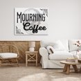 thumbnail image 3 of Stupell Industries Mourning Coffee Skull Holiday Painting Gallery Wrapped Canvas Art Print Wall Art, 48 x 36, 3 of 8