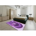thumbnail image 4 of Ahgly Company Indoor Rectangle Patterned Violet Purple Area Rugs, 8' x 10', 4 of 6