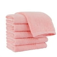 thumbnail image 2 of PiccoCasa Soft Absorbent Washcloths Cotton 13.4x13.4" for Bathroom Pink, 2 of 7