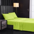 thumbnail image 1 of Bedding sheets, solid color brushed sheets, bed kasa home textile bed on four sets, 1 of 5