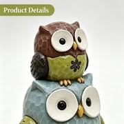 Abble 18 Stacking Owls Sculpture Garden Statue