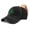 Black, variant on Ponytail Cap Women's Baseball Cap Embroidered Four Leaf Clover Ireland Irish St Patrick's Sun Hat with Ponytail Hole High Pony Hat Cotton Lavender Design Only