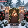 thumbnail image 4 of Metal Hanging Tree-Shaped Wind Decorations - Festive Garden Spinners with Red & White Star Patterns Perfect for Holiday Yard Decor, 4 of 7