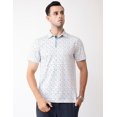 thumbnail image 2 of Chemises de Golf pour Hommes à Manches Courtes, Évacuation de l'Humidité, Ajustement Sec, Motifs Imprimés, Col à Revers, Performance Polo Chemises de Golf pour Hommes, 2 of 6