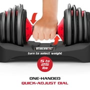 FitRx SmartBell, 9 in 1 Adjustable Dumbbell, 25 lb