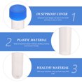 Amosfun 20Pcs Portable Blue Needle Bottle Plastic Container Clear Case ...