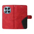 thumbnail image 4 of For Xiaomi Redmi Note 14 Pro 4G Leather Phone Case Stand Wallet with Bi-colour Splicing Design - Gre, 4 of 5