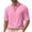 Tops-63Pink, variant on Gamivast Linen Henley Shirts for Men Band Collar Long Sleeve Boho Vacation Casual Shirts Loose Fit Solid Breathable Long Sleeve Work Shirts Spring Tops