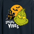 thumbnail image 3 of The Grinch  - Grinch Spooky Vibes  - Men's Long Sleeve T-Shirt, 3 of 5