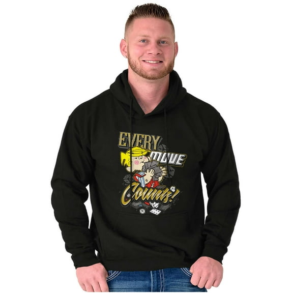 Dennis The Menace Every Move Counts Men Big & Tall Graphic Hoodie Brisco Brands 2X