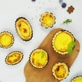 thumbnail image 3 of FUTUREORYY 3 Pcs Moules à Tartelettes Antiadhésifs pour la Cuisson Ronds en Acier Inoxydable Outil de Cuisine pour Utilisateurs à Domicile Noir Rouge, 3 of 6