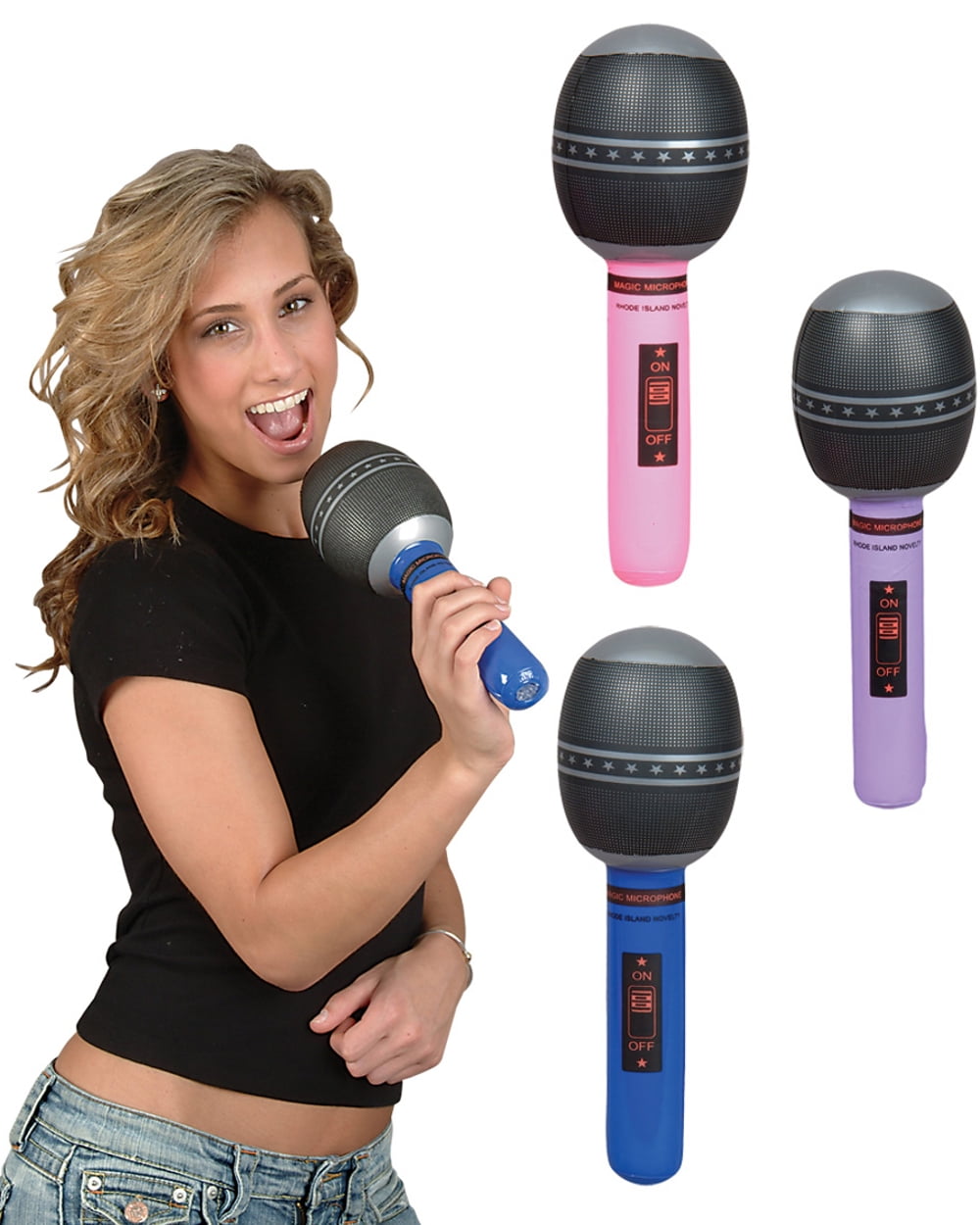 Rhode Island Novelty Inflatable Pop Star Singer Prop Microphone Costume