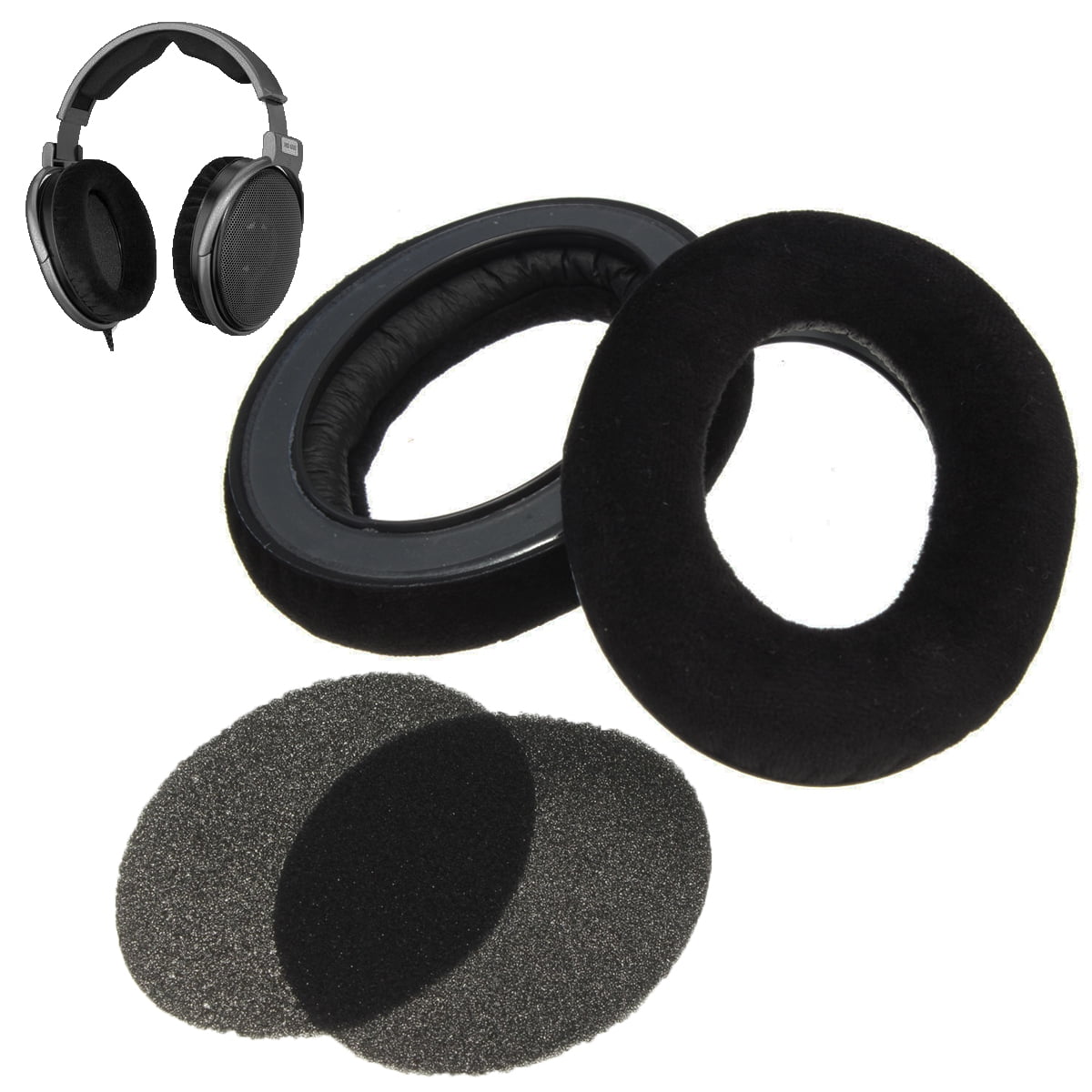 Replacement Ear Pads with Ear Cup For Sennheiser HD545 HD565 HD580