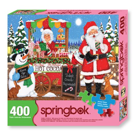 Springbok s Mrs. Claus Sweet Shop -400 Piece Jigsaw Puzzle- Made in USA- Unique Pieces