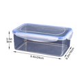 thumbnail image 3 of Tuvgenk Rectangular Plastic Lunch Box with Airtight Lid,Meal Prep Containers with 4 Lock Seal,Leakproof Bento Box for Storage,Extra Large, 3 of 5