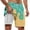 E-Mint Green, variant on Kcolen Men's Swim Trunks 7 Inch Elastic Waist Mens Board Shorts Loose Swimwear Men Swim Trunks Summer Beach Fashion Men Swim Brief