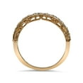 thumbnail image 3 of 1/3ct Vintage Scroll Design Lab Created Diamond Wedding Ring 14K Rose Gold, 3 of 4
