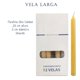 thumbnail image 2 of Velas Largas Parafina de 26cm Caja Con 12 piezas, 2 of 2