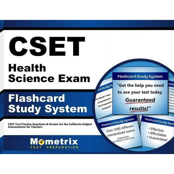 Cset Health Science Exam Flashcard Study System : Cset Test Practice Questions & Review for the California Subject Examinations for Teachers (Cards)