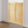thumbnail image 3 of Cafe Swinging Doors Wood Saloon Doors, 36" x 48" Modern Swinging 2-Half Door Bar Doors Entrance Partition for Hallway Kitchen Doorway Bars Gardens Restaurants, 3 of 18