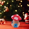 thumbnail image 5 of Zawou Creative Luminous Mushroom House Cabin Micro Landscape, Mini Dollhouse Ornament, Desktop Decoration, Cute Christmas Village Accessory with Lights, 5 of 6
