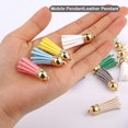 thumbnail image 1 of 10 Pieces Keychain Charms Tassels Decorations Accessory Finding Supplies Craft Accessories Jewelry Making Props Tassel for DIY Red, 1 of 6