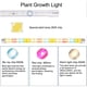 thumbnail image 5 of Luz de crecimiento de plantas Irfora Barra de luz de cultivo de plantas LED, luz de relleno de plantas suculentas, tiras de luz de crecimiento de plantas, lámpara de planta en maceta interior, luz de Irfora Luz de crecimiento de plantas, 5 of 5