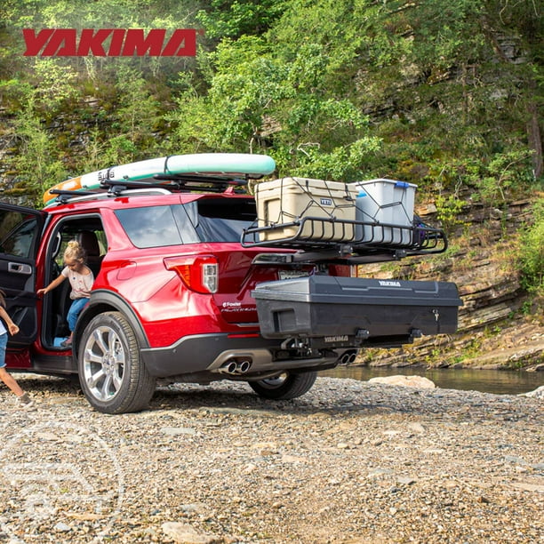 Yakima EXO SwingBase and EXO GearLocker Rooftop Cargo Box - 10 cu