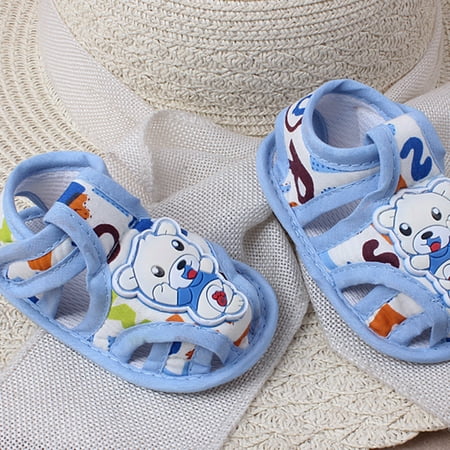 

SDJMa Baby Girl Boy Soft Sole Cartoon Anti-slip Casual Shoes Toddler Sandals BU/13