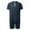 Navy, variant on JIKNTTR Men's Summer Clothing Sets Mens Casual Sportswear Series Zipper Short Sleeve Round Neck Top And Shorts Two Piece Set Trendy Beach Tracksuits