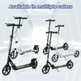 thumbnail image 5 of Adjustable Height Folding Kick Scooter with Large Wheels for Kids, Teens & Adults - Lightweight & Anti-Shock Suspension, 5 of 6