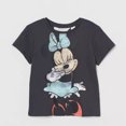 thumbnail image 1 of Camiseta con estampado de Minnie para bebés y niñas, camisa de fondo con cuello redondo, Tops de manga corta sencillos y bonitos, ropa de dibujos animados, 1 of 1
