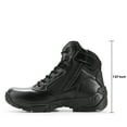 thumbnail image 2 of BURUDANI Men's Military Tactical Boots Motorcycle Ankle Boots Outdoor Combat Ankle Hiking Boots Shoes Black Size 10.5, 2 of 6