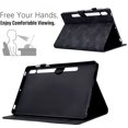 thumbnail image 2 of Allytech Case for Samsung Galaxy Tab S8 2022 & Tab S7 2020 Case, PU Leather Stand Multi-Angle Vieiwng Stand Smart Card Slots/ Pen Holder Wallet Case for SM-X700/ X706/ T870/ T875/ T878, Black, 2 of 10