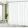 thumbnail image 5 of Ambesonne Neutral Color Shower Curtain, Rhombus Modern Art, 69"Wx75"L, Pale Eggshell and White, 5 of 5
