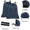 thumbnail image 4 of Miaocao 2PCS Drawstring Bags Bulk, String Backpack for Men Women, Cinch Bag Draw String Back Bag for Gym, Sports, Travel, Swimming, Beach, Red, 4 of 5