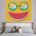 thumbnail image 2 of FREEAMG Tapestry Funny Cartoon Watermelon Summer Tapestry Wall Hanging Decorative Wall Tapestries Wall Art Wall Blanket Bedding Tapestry for Bedroom Living Room Dorm Home Decor 60"x40", 2 of 7