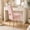 Pink, variant on Garvee Vanity Stool with Backrest and Hidden Storage, Upholstered Ottoman for Bedroom and Living Room, 280 lb Capacity