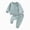 H301-Green, variant on TOWED22 Toddler Baby Boy Clothes Contrast Color Fall Winter Outfit Long Sleeve Round Neck Sweatshirt and Pants Infant Set