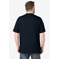 thumbnail image 2 of KingSize Men's Big & Tall Shrink-Less Lightweight Henley T-Shirt - 4XL, Black, 2 of 5