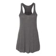 thumbnail image 1 of Bella Ladies Flowy Racerback Tank, 2XL, Dark Grey Heather, 1 of 2