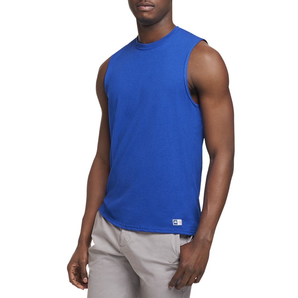Russell Athletic Russell Athletic Men's and Big Men's Cotton Performance Sleeveless Muscle T