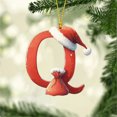thumbnail image 1 of xihome Juego de 26 adornos navideños con letras del alfabeto para el rbol de Navidad, colgantes acrlicos para decoracin navideña, adornos navideños colgantes para el hogar y la oficina., 1 of 7