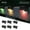 Black shell (color light), variant on OUSITAID 6-Pack Solar Step Sconce Lights for Home & Garden - Matte Metal Finish  Energy-Efficient LED  Light Sensor Control  Semi-Flush Mount  Polished Plastic Lamp Shade  No Wiring  600m
