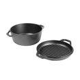 thumbnail image 1 of Lodge Chef Collection 6 Quart Double Dutch Oven, 1 of 5