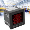 thumbnail image 4 of Voltímetro inteligente módulo de medidor de voltaje inteligente trifásico de alta precisión retardante de llama negro ABS para automatización de subestaciones para ANGGREK Otros, 4 of 8