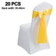 thumbnail image 2 of Lazos de satén para sillas - 20 piezas para decoración de bodas, banquetes, fiestas y eventos, 2 of 5