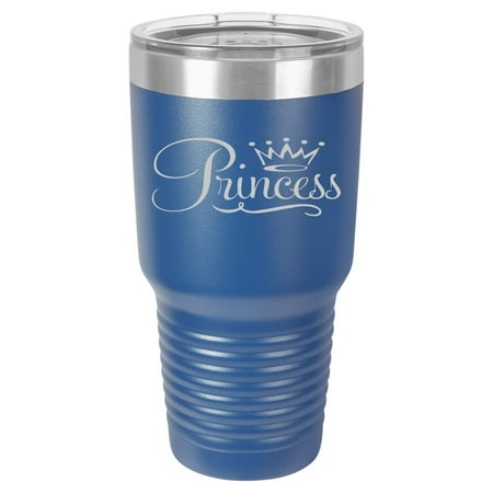 

Tumbler Stainless Steel Vacuum Insulated Travel Mug Princess Fancy (Blue 30 oz)