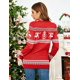 thumbnail image 4 of Ugly Christmas Sweater Suéter navideño de árbol de Navidad para mujer, XL JAMW Sencillez, 4 of 5